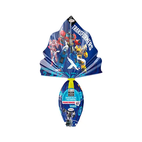 Ovo Pasc Choc Leite Transformers Topcau 90g