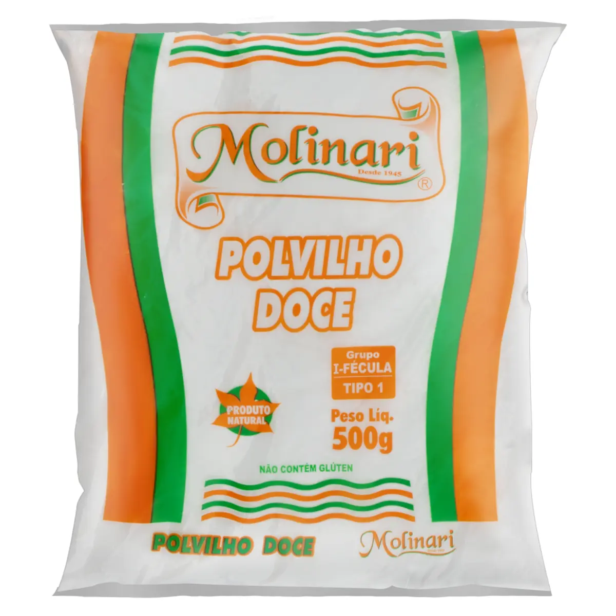 Polvilho Doce Tipo 1 Molinari Pacote 500g