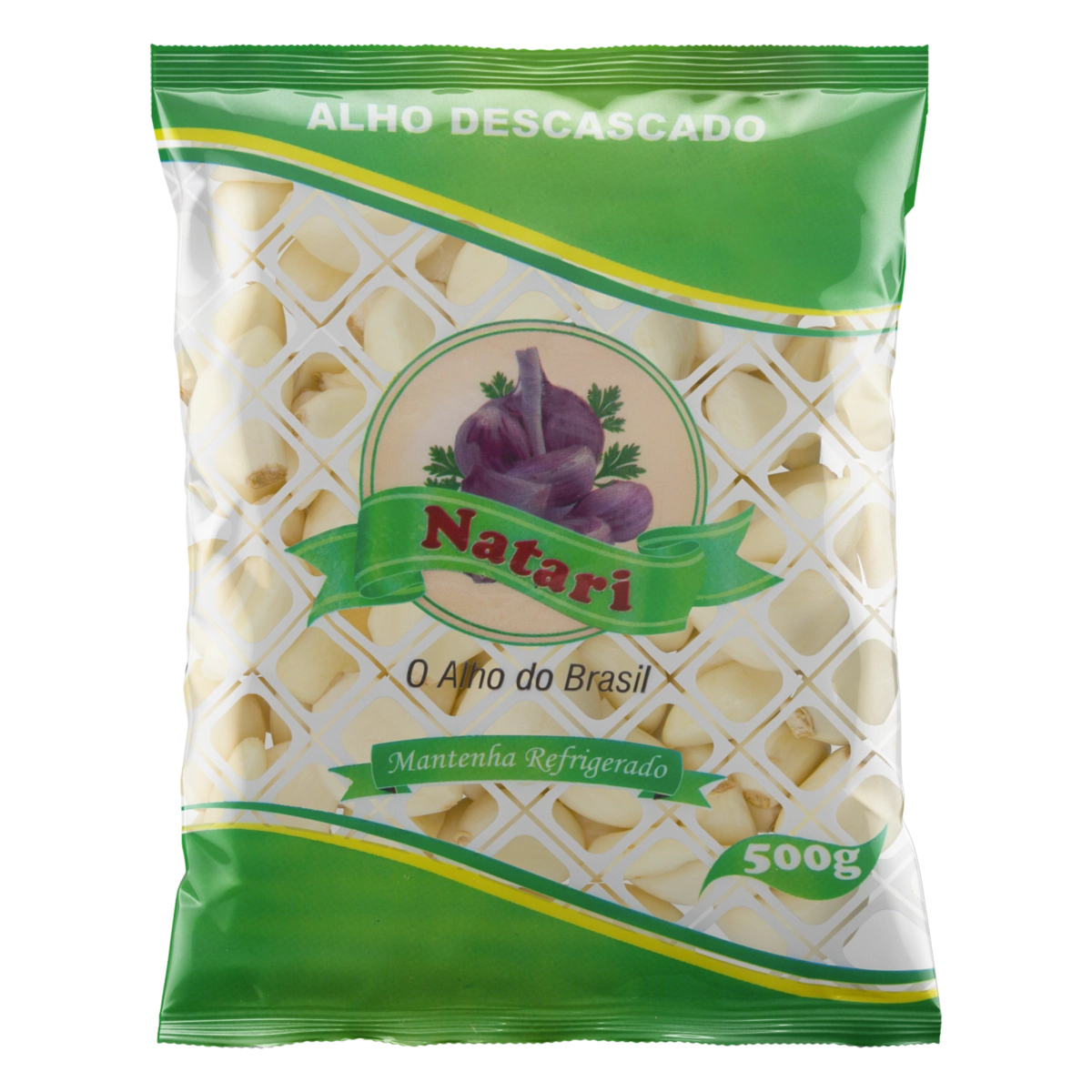 Alho Descascado Natari Pacote 500g