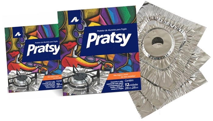 Protetor De Alumínio Pratsy Fogão Compact 27x27cm