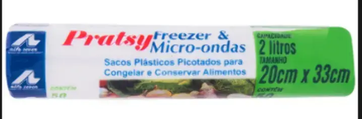 Saco Pratsy Bag 2l Fre/micr 20x33 C/50