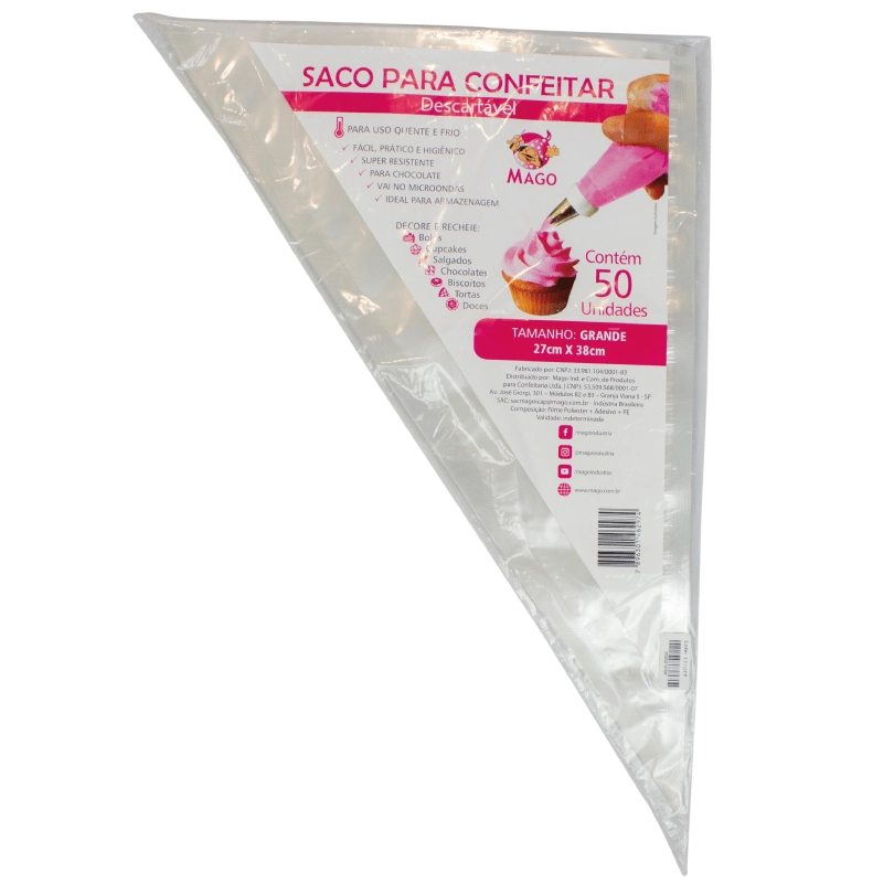 Saco P/ Conf. Desc. Grande C/50unidade Mago