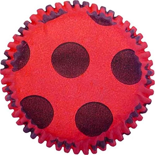 Forma Imperm.cupcake Vermelho.c/b.preta