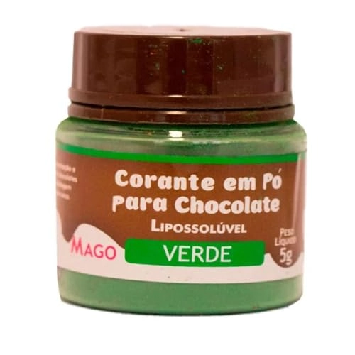 Corante Em Po P/choco Verde 5g 7118 Mago