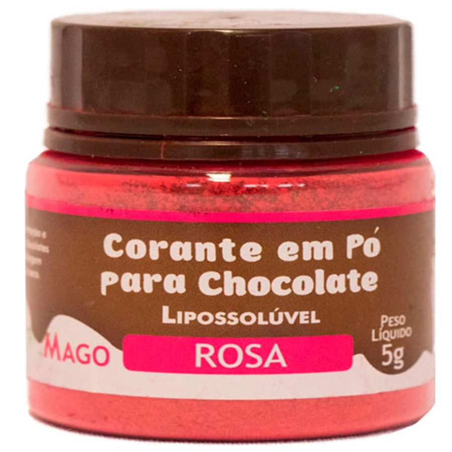 Corante Em Po P/choco Rosa 5g 7121 Mago