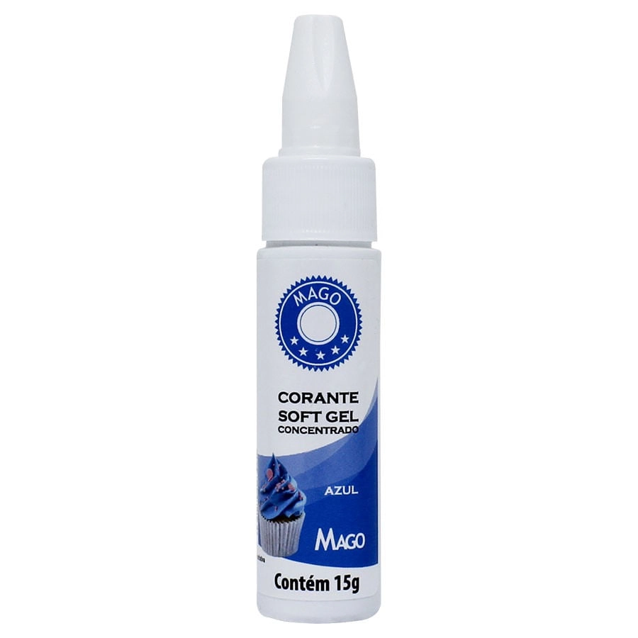 Corante Soft Gel Azul 15g Mago