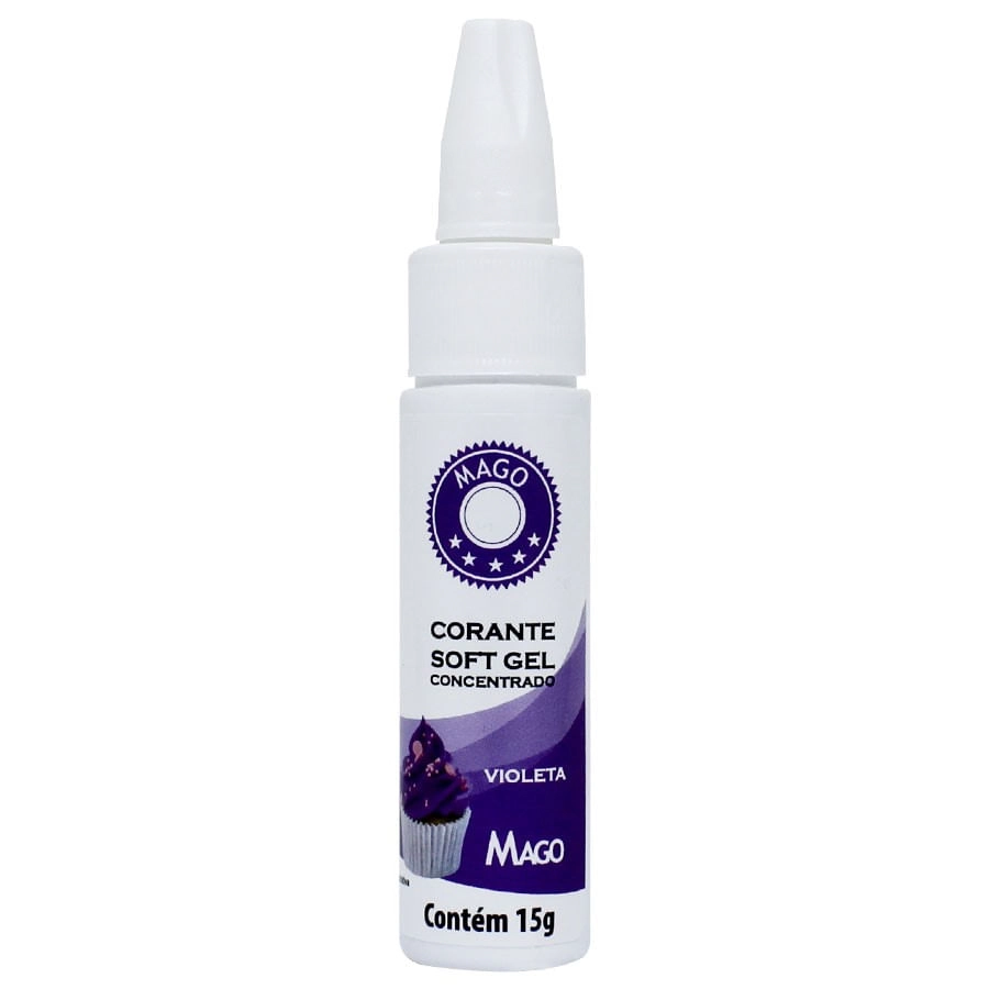 Corante Soft Gel Violeta 15g Mago