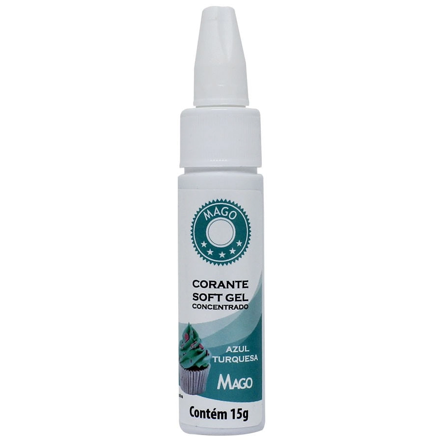 Corante Soft Gel Azul Turq 15g Mago