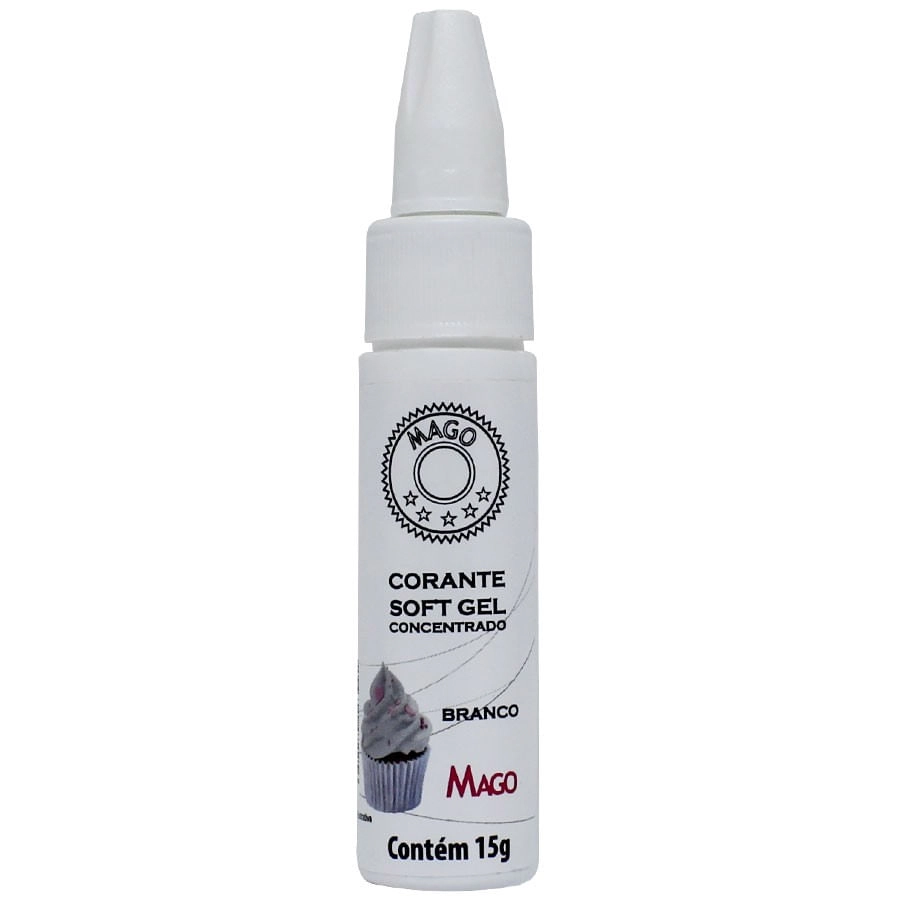 Corante Soft Gel Branco 15g Mago
