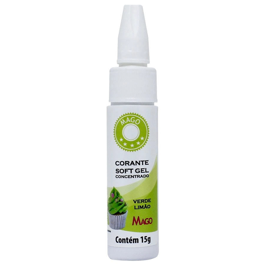 Corante Soft Gel Verde Limao 15g Mago