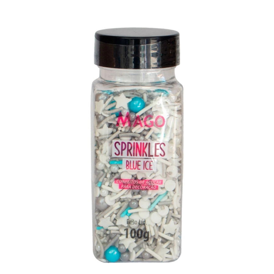 Sprinkles Confeitos Blue Ice 100 Grs Mago