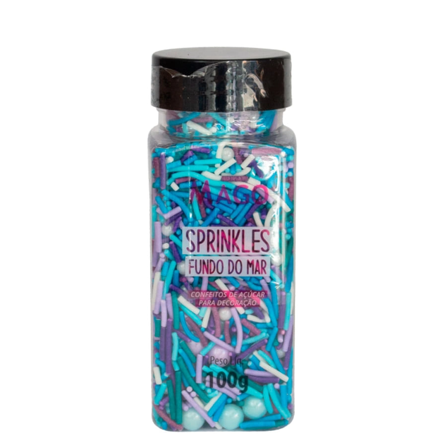 Sprinkles Confeitos Fundo Do Mar 100g Mago