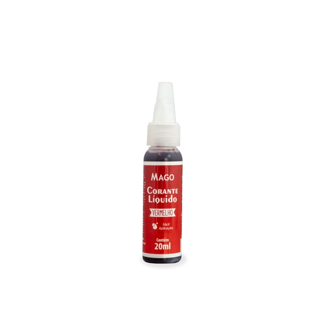 Corante Liquido Vermelho 20g Mago