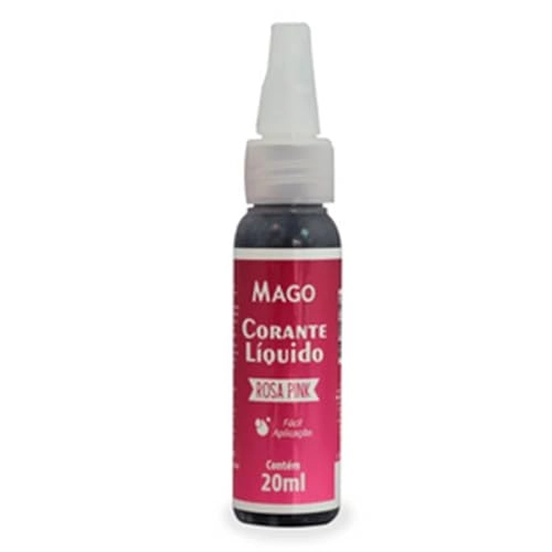 Corante Liquido Rosa Pink 20g Mago