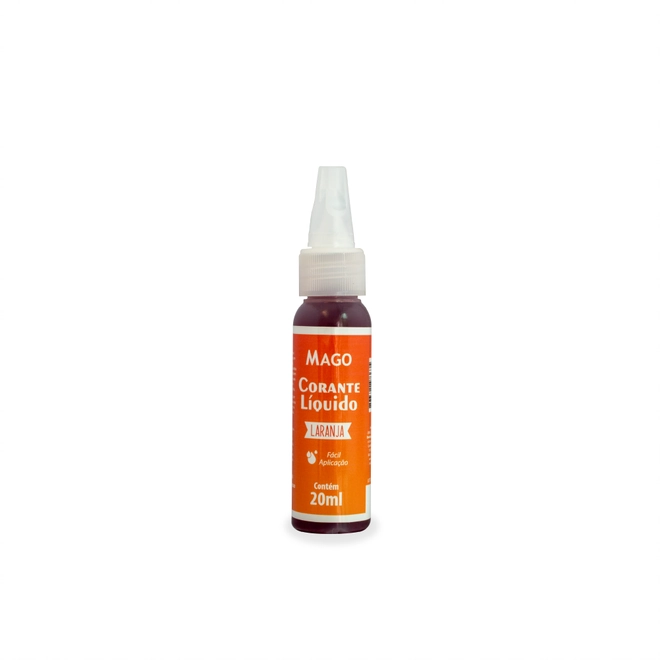 Corante Liquido Laranja 20g Mago