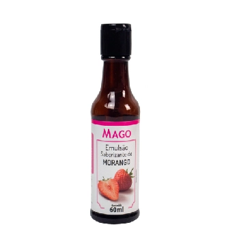 Emulsao Saborizante De Morango 60ml Mago