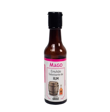 Emulsao Saborizante De Rum 60ml Mago