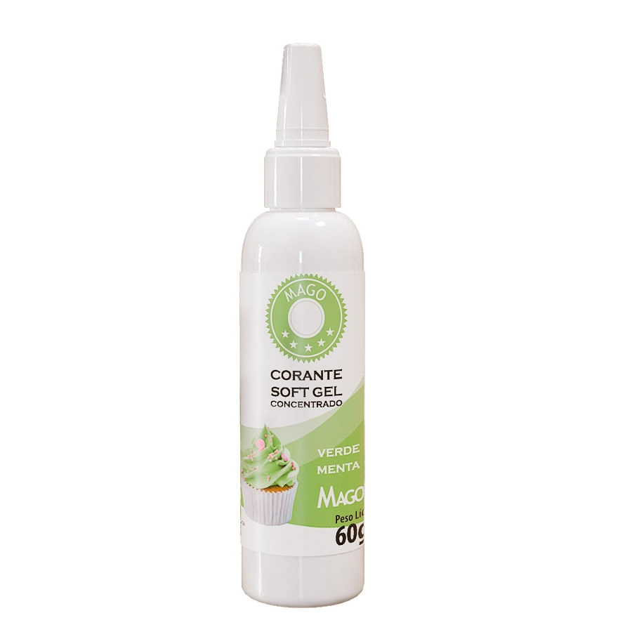 Corante Soft Gel 60ml Verde Menta 7449 Mago