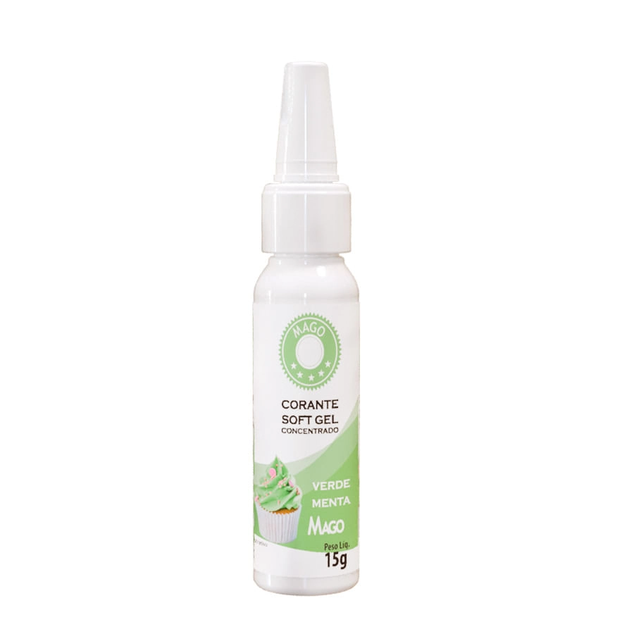 Corante Soft Gel 15g Verde Menta 7450 Mago