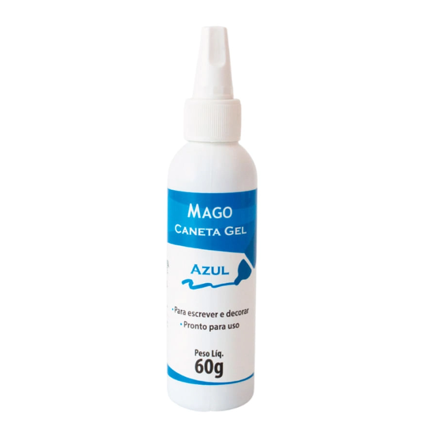 Caneta Gel Azul 60ml 7490 Mago