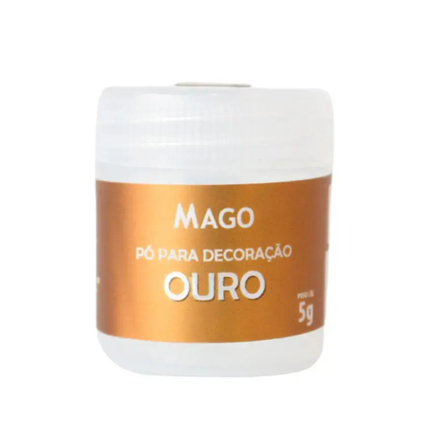 Po Para Decoracao Ouro 5g 7500 Mago