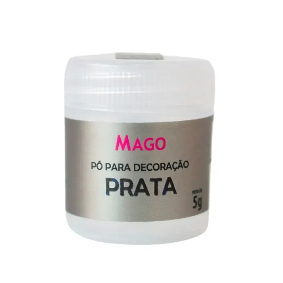 Po Para Decoracao Prata 5g 7501 Mago