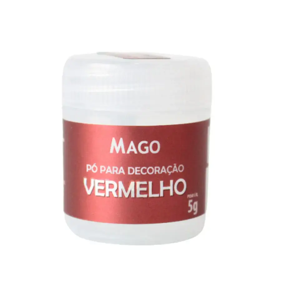 Po Para Decoracao Vermelho 5g 7506 Mago