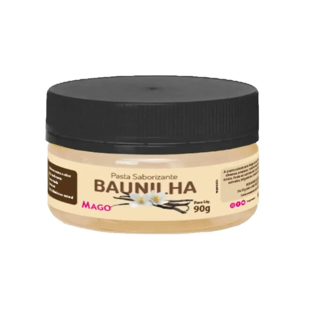 Pasta Saborizante Baunilha 90g 7589 Mago