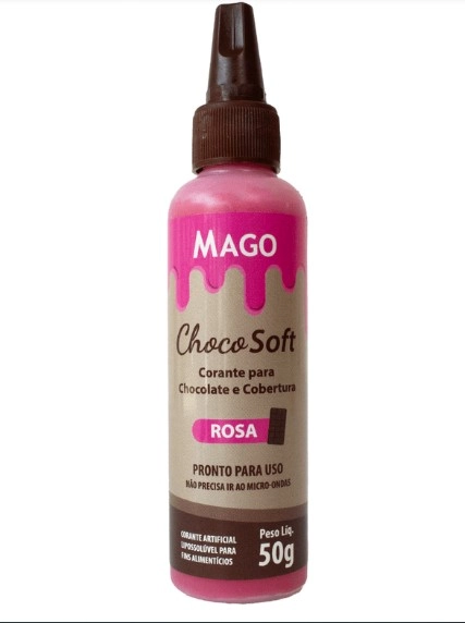 Corante P.choco Soft Rosa 50g 7652 Mago