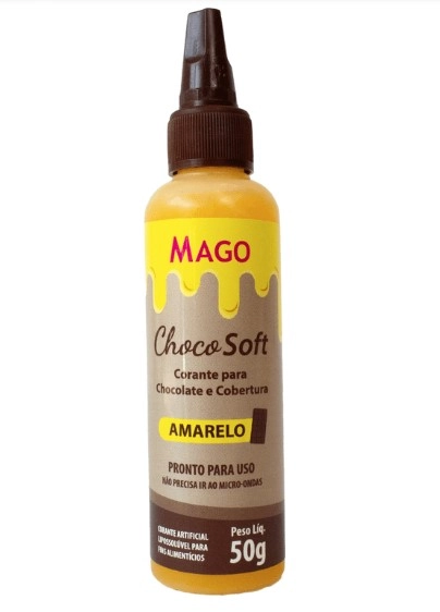 Corante Choco Soft Amarelo 50g 7653 Mago