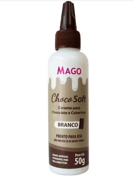 Mago Corante Choco Soft 50gr Unid Branco