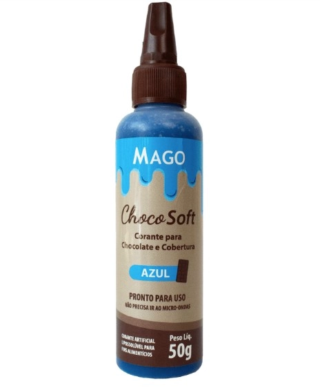 Corante Choco Soft Azul 50g 7659 Mago