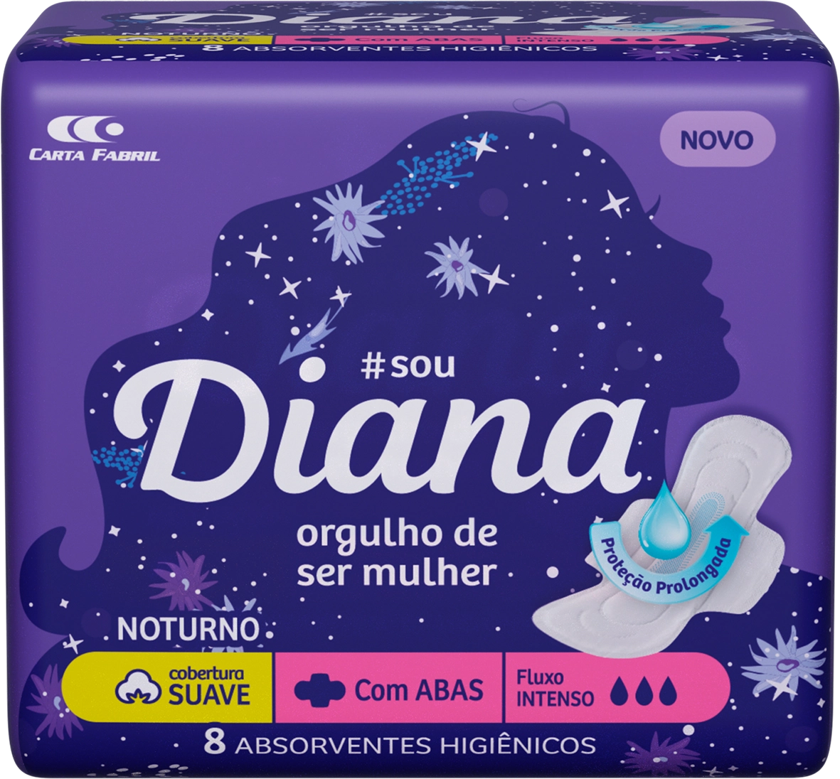Abs Noturno Suave Diana C/abas C/8