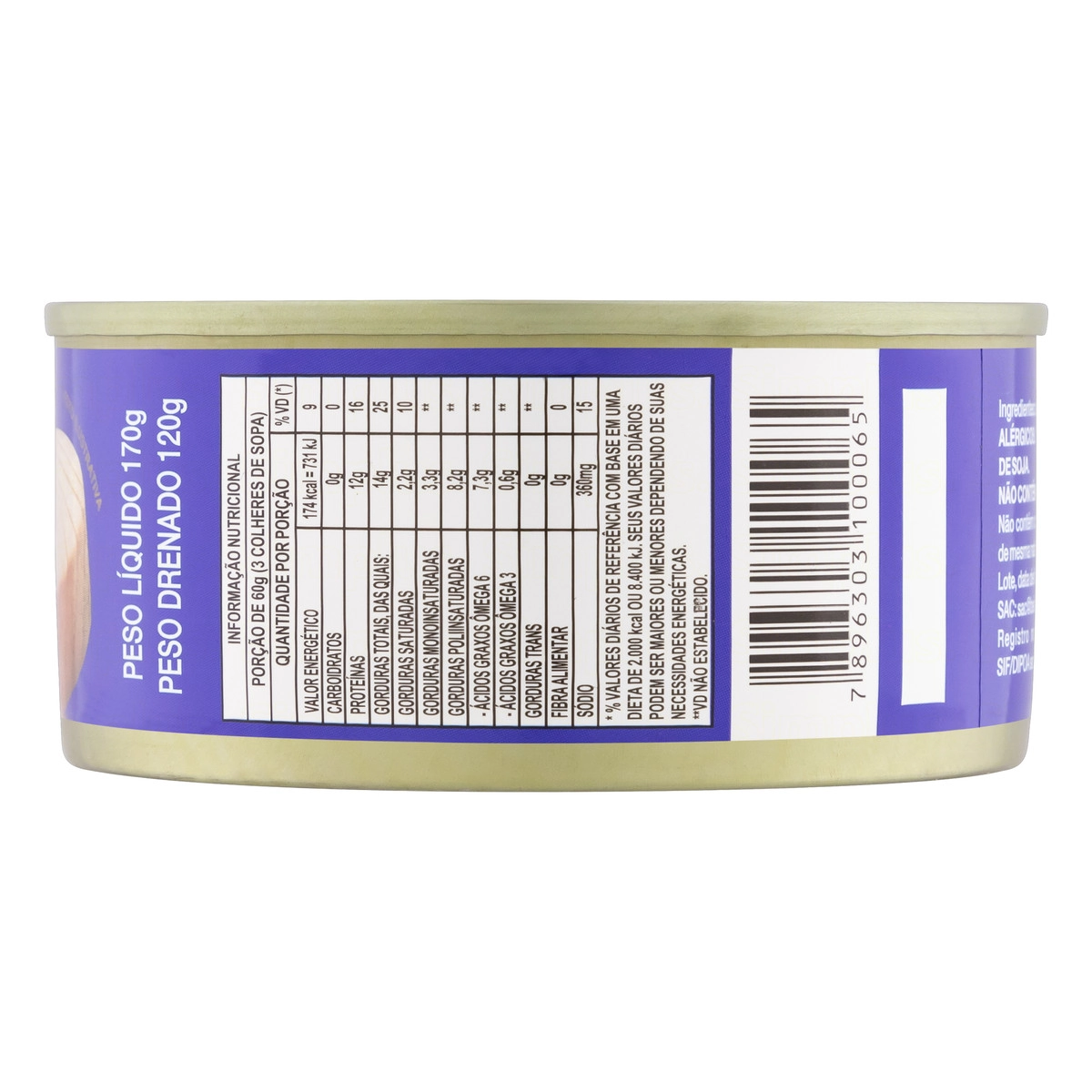 Atum Solido Oleo Beira Alta 120g