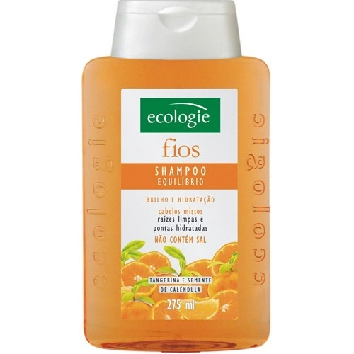 Shampoo Cabelos Mistos Tangerina E Semente De Calêndula Ecologie 275ml