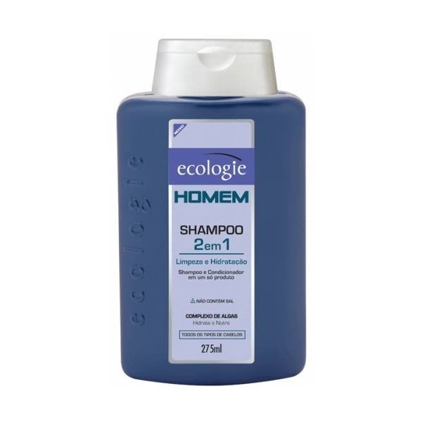 Shampoo Ecologie Homem 2 Em 1 Limpeza E Hidratação