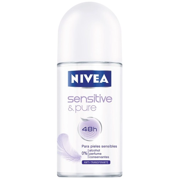 Nivea Sensitive Pure Roll On Feminino