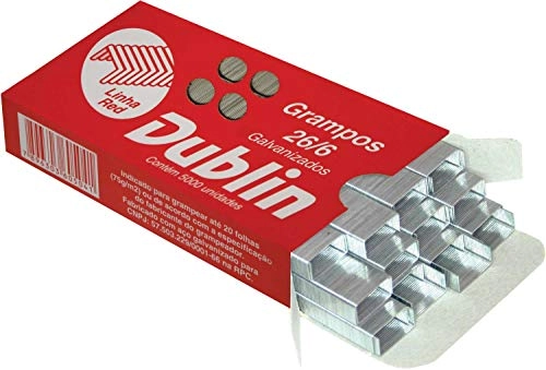 Grampo Dublim 26/6 Aco Galvan 5000x1unidade