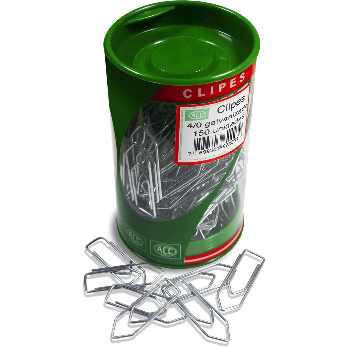 Clips Galvanizado Aco 4/0 Pote C/150unid