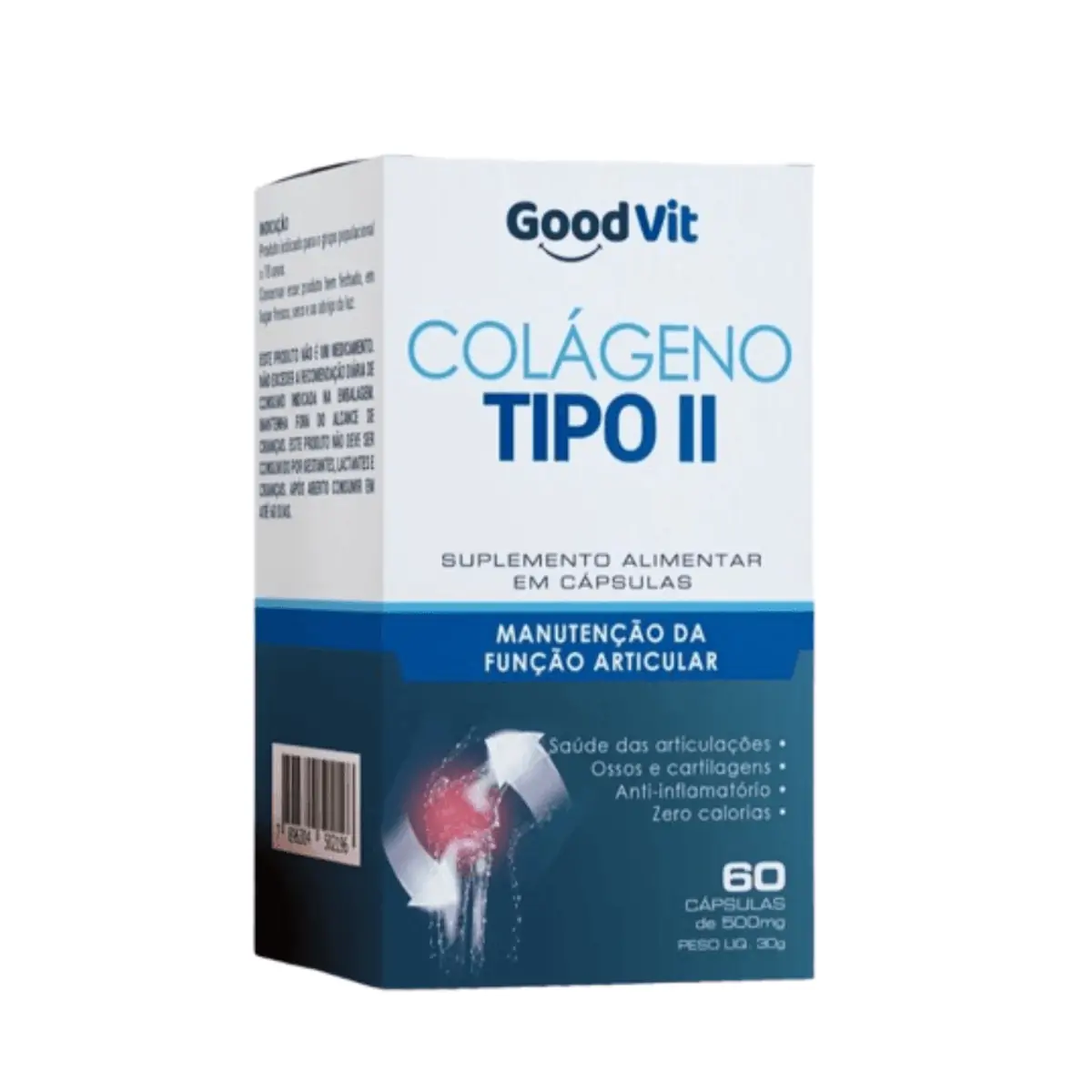 Colágeno Tipo 2 Não Hidrolisado Good Vit 60 Cápsulas