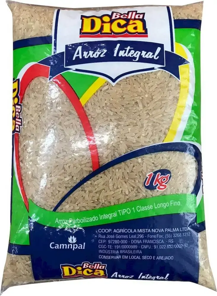 Arroz Bella Dica Integral Porbo Pc 1 Kg