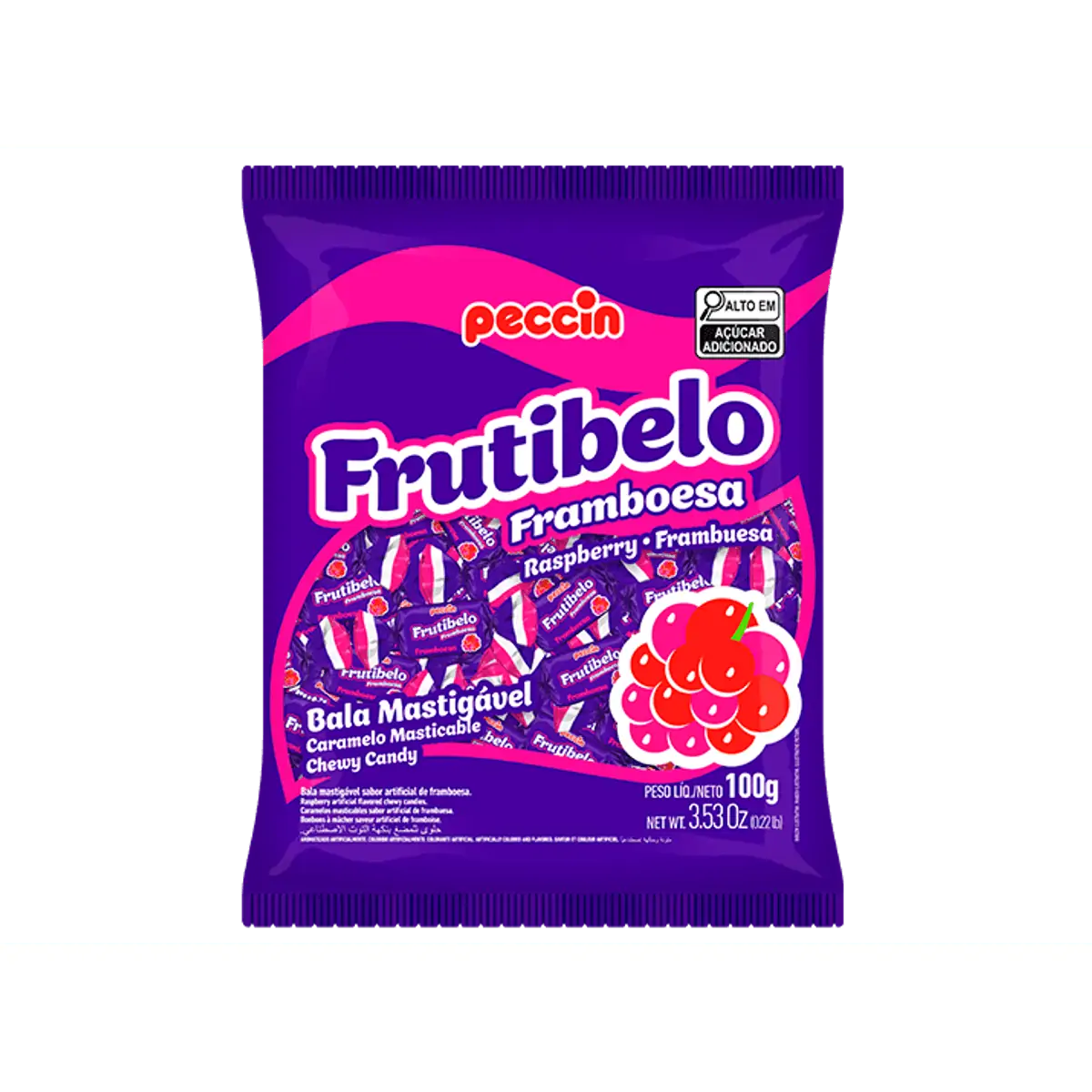 Bala Peccin Frutibelo Framboe 4,0 G