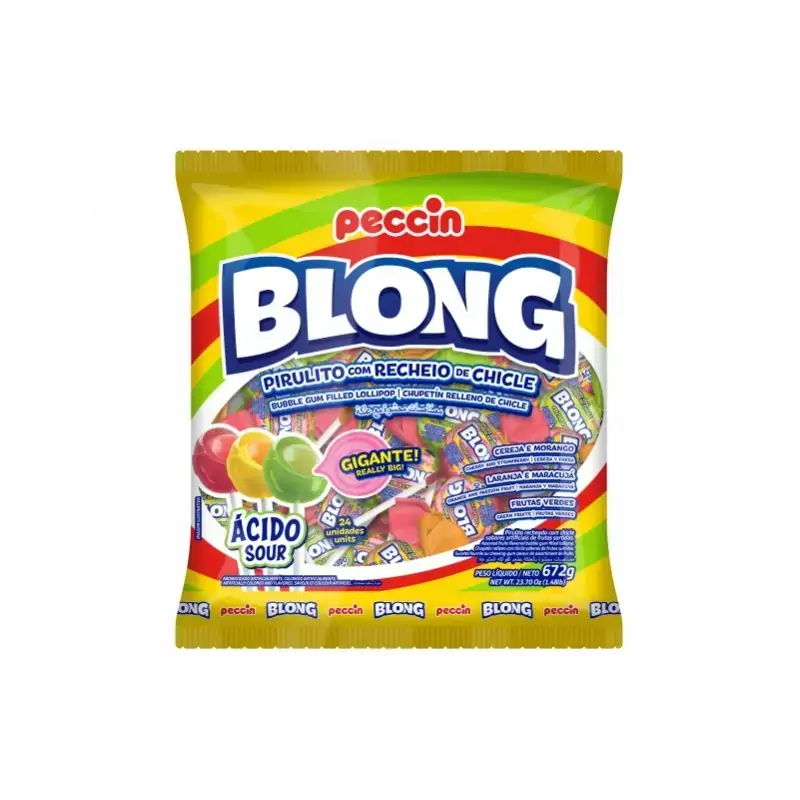 Pirulito Peccin Blong Sortido 672g