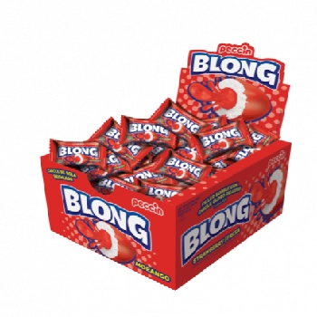 Chicle Peccin Blong Morango 200gr
