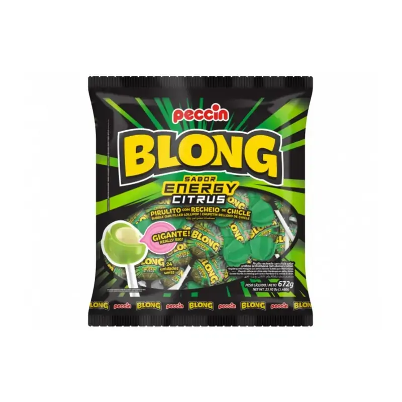 Pirulito Peccin Blong Ener Citr Gig 672g