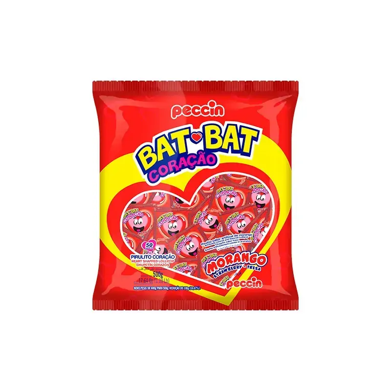 Piru Bat Bat Morango 500g Peccin