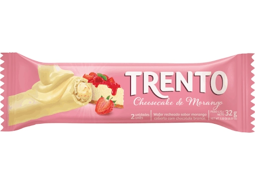 Trento Cheesecake De Morango 32g