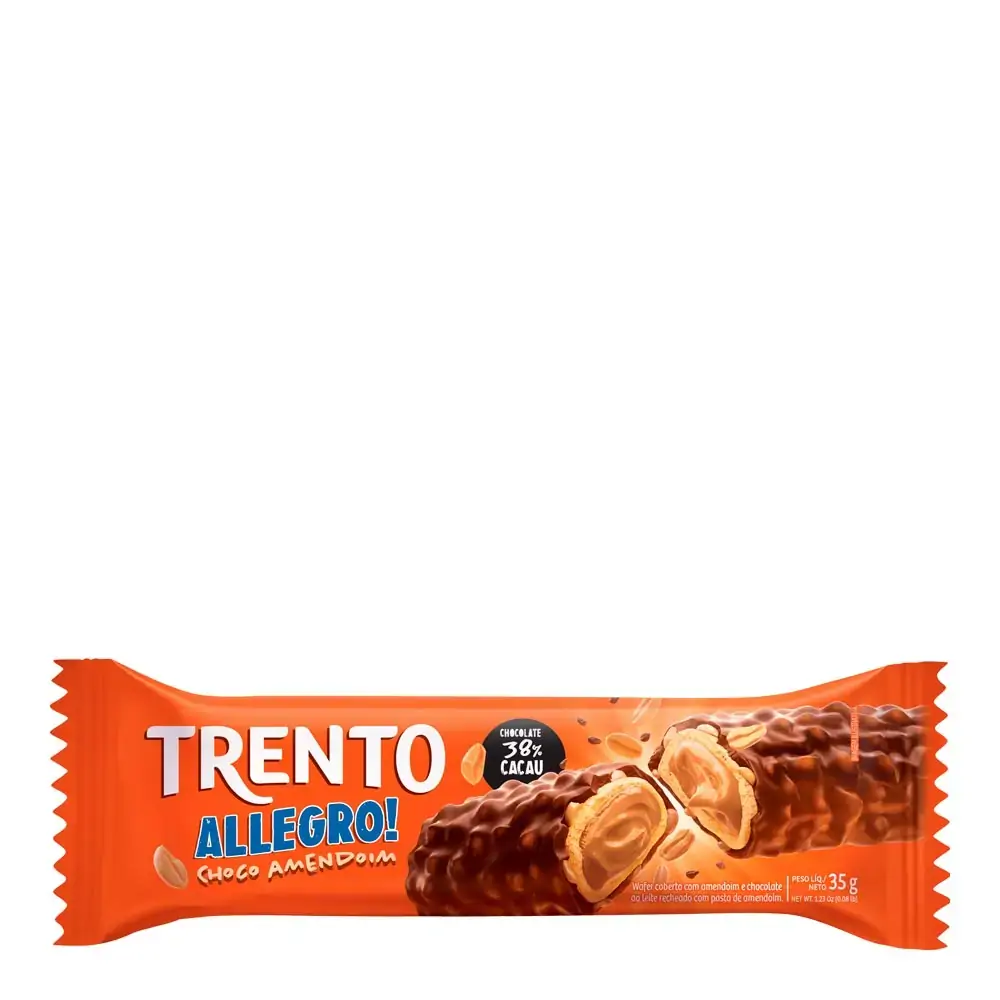 Choc Trento Allegro 26g Choc C/ Amendoim