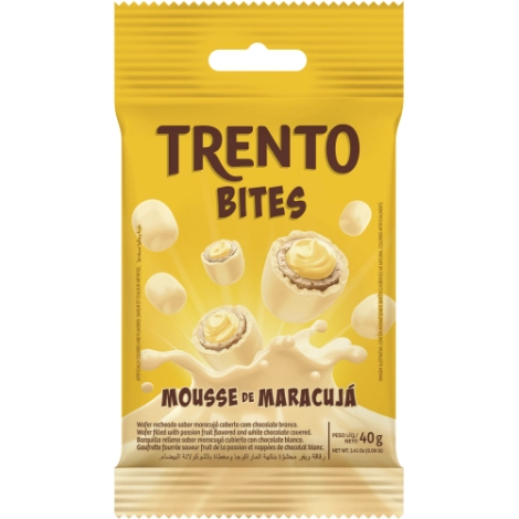 Chocolate Peccin Trento Bites Mousse De Maracuja 40 Gr