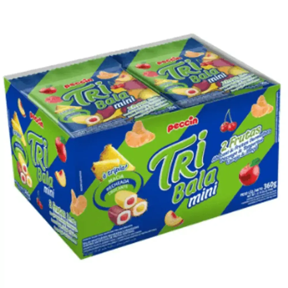 Bala Tribala Mini Frutas 360g C/12